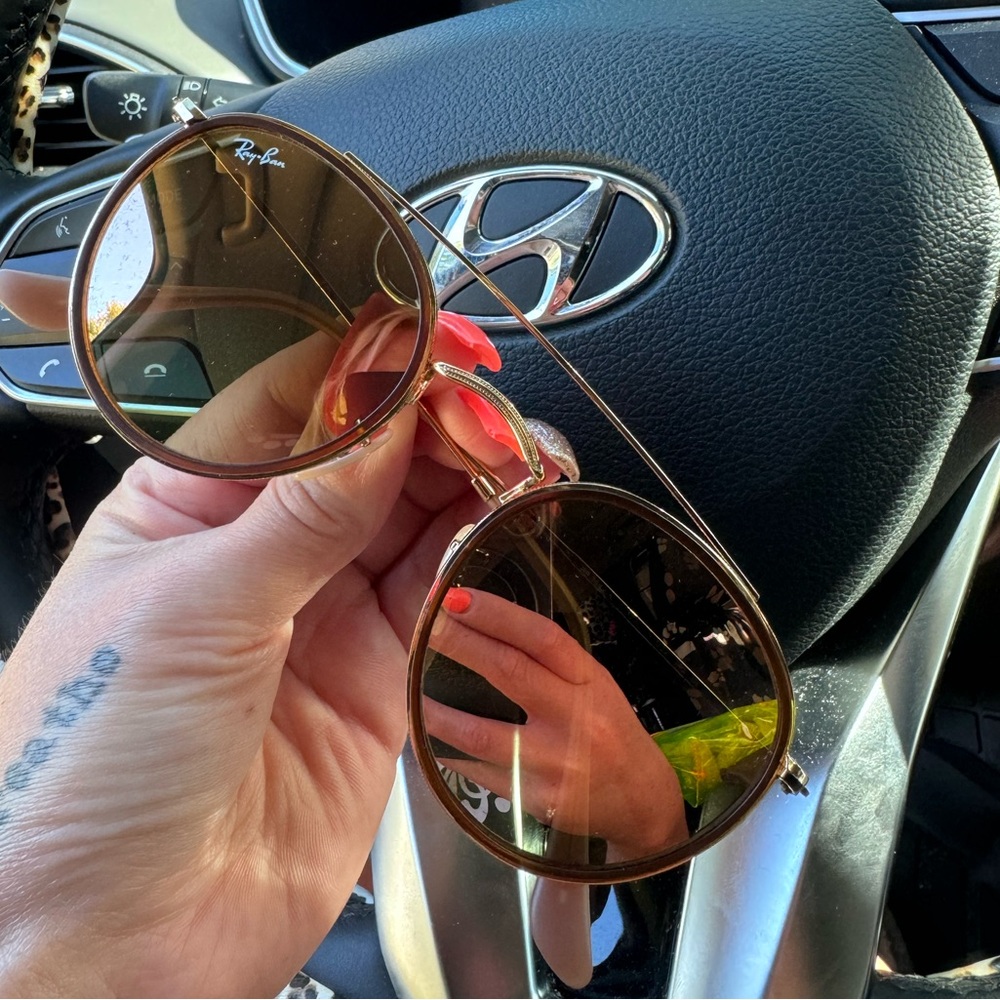 Ray Ban Round Double Bridge